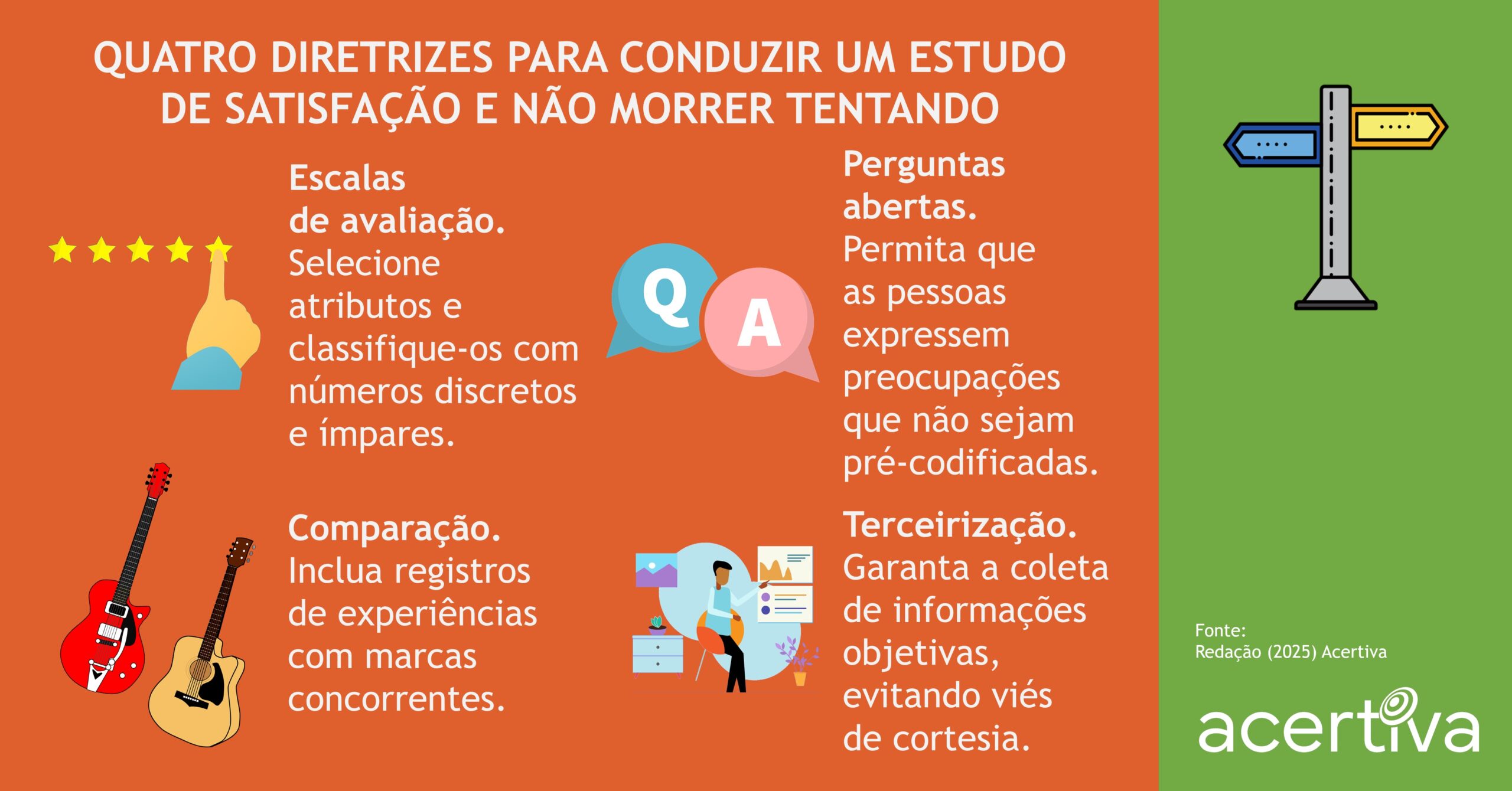 Quatro Diretrizes Para Conduzir Um Estudo De Satisfação E Não Morrer Tentando