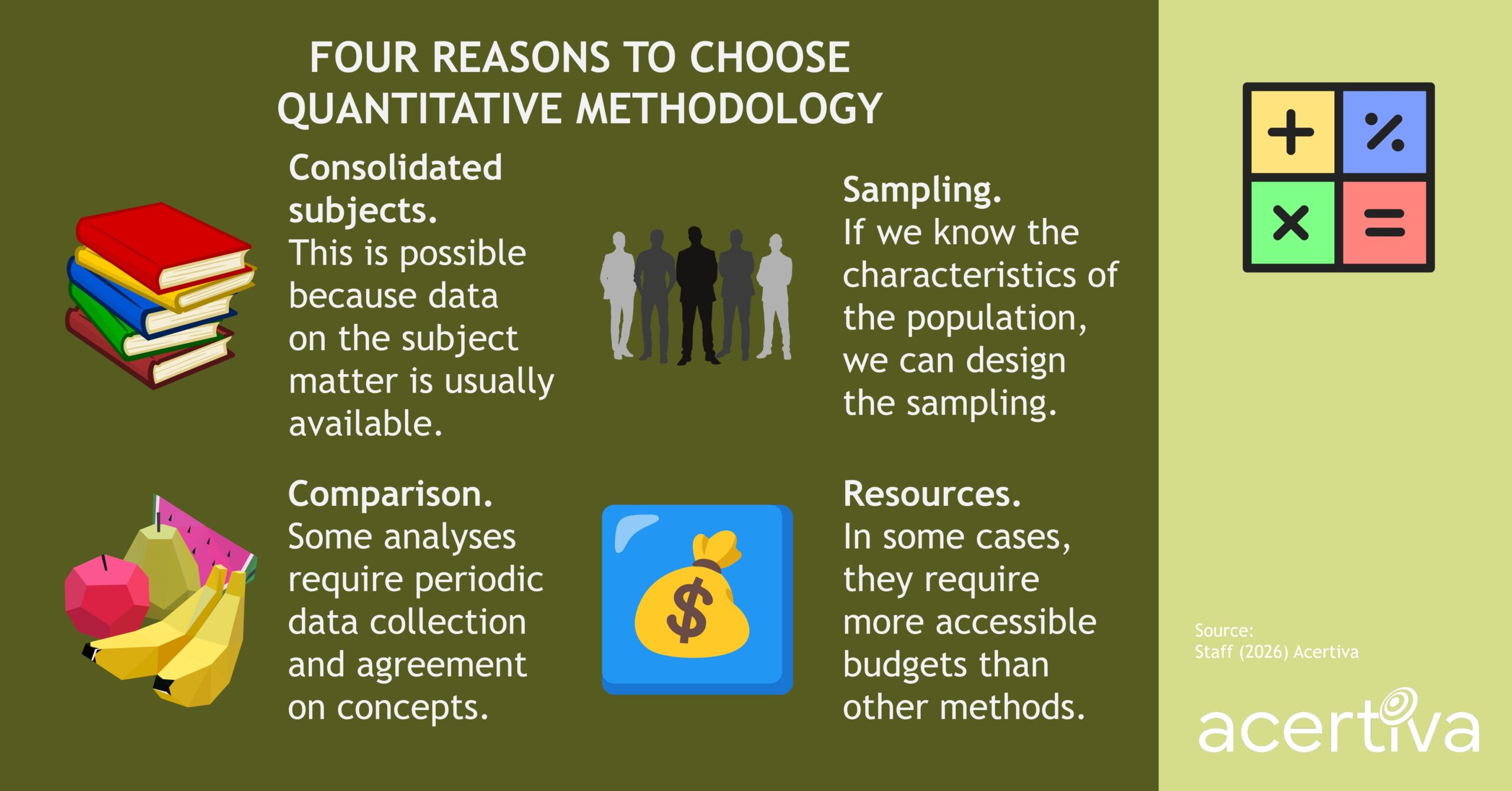 Four Reasons To Choose Quantitative Methodology